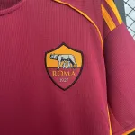 25/26 Roma Home Soccer Jersey