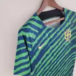 2022 World Cup Brazil Special Edition green and blue Soccer Jersey