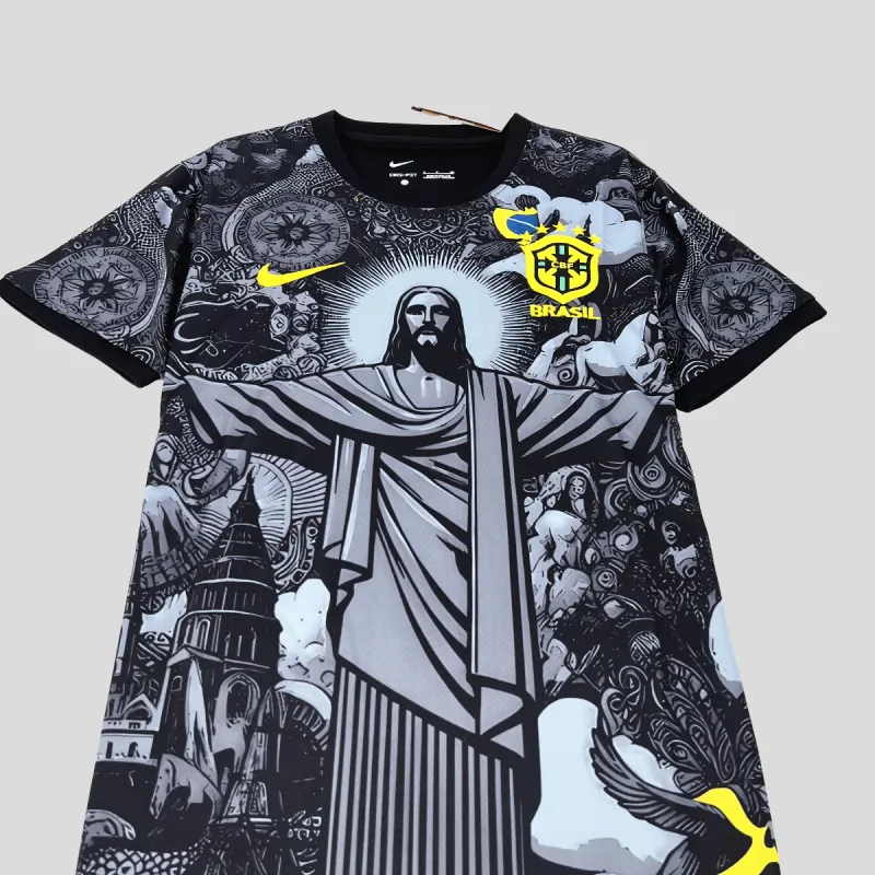 2024 Brazil Grey Jesus Special Edition Jersey