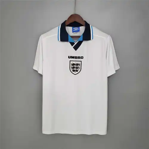 Maillot de football rétro de l'équipe d'Angleterre (1996)