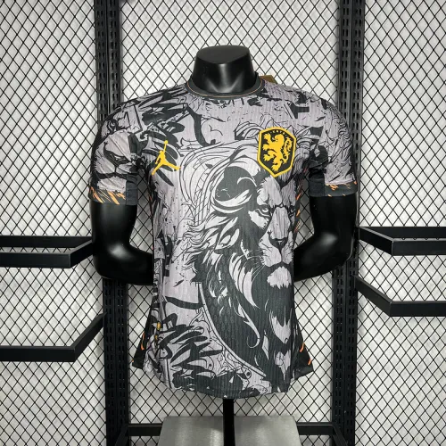 2024 Netherlands Euro Jordan black Player jersey