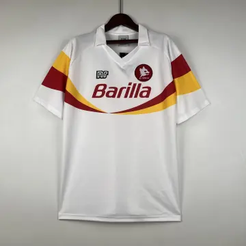 90-91 Roma Away Retro Soccer Jersey