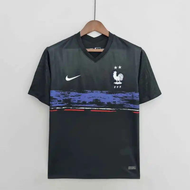 2022 World Cup France black Soccer Jersey