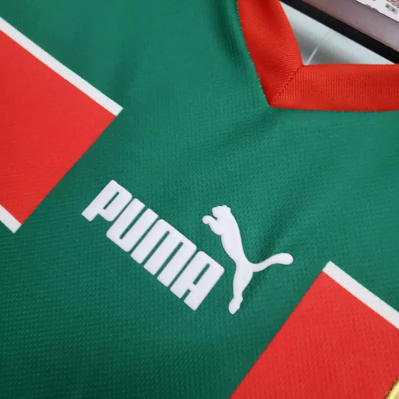 Maglia da calcio verde Retro home del Marocco dei Mondiali 1998.