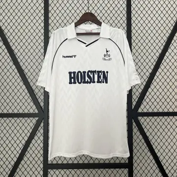 87-88 Tottenham Retro Home white soccer jersey