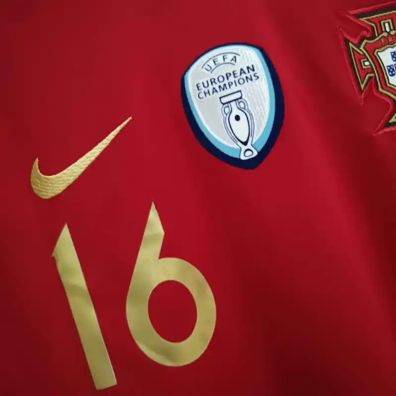 2018 Portugal home Retro World Cup red soccer Jerseys