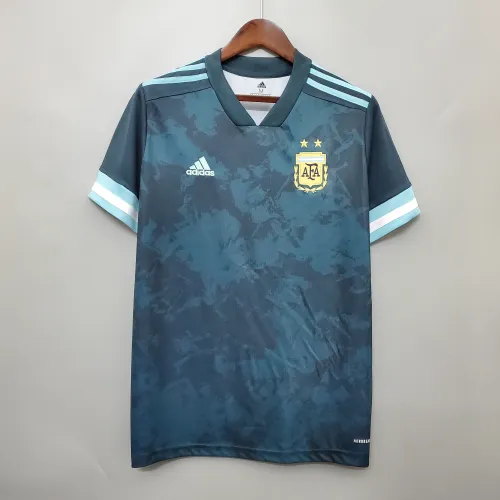 Argentinien Auswärtstrikot 2020 im Retro-Stil, blau