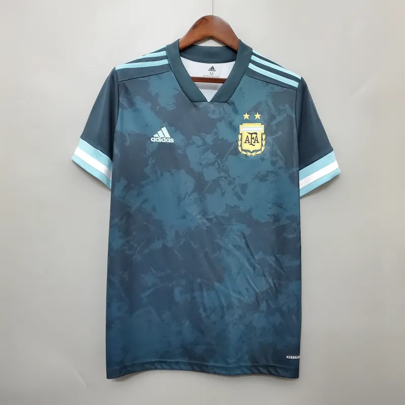 2020 Argentina away Retro blue Soccer Jersey