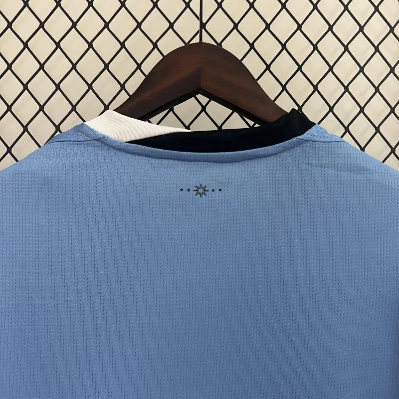 2024 Uruguay Home blue soccer jersey
