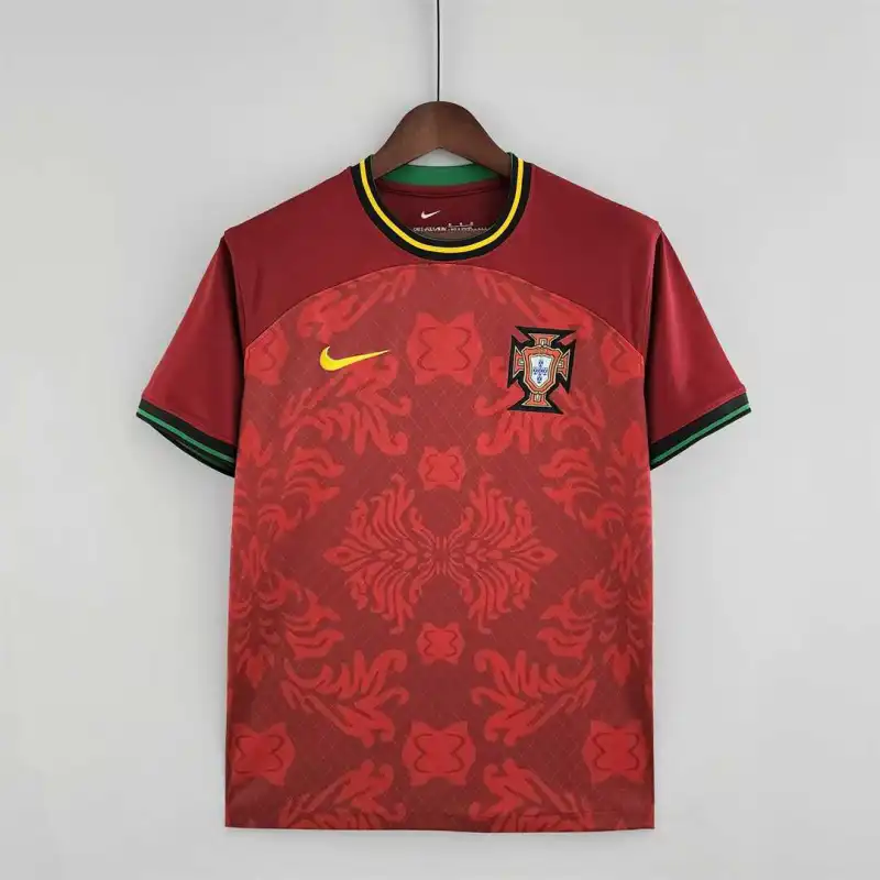 2022 World Cup Portugal special edition red soccer jersey