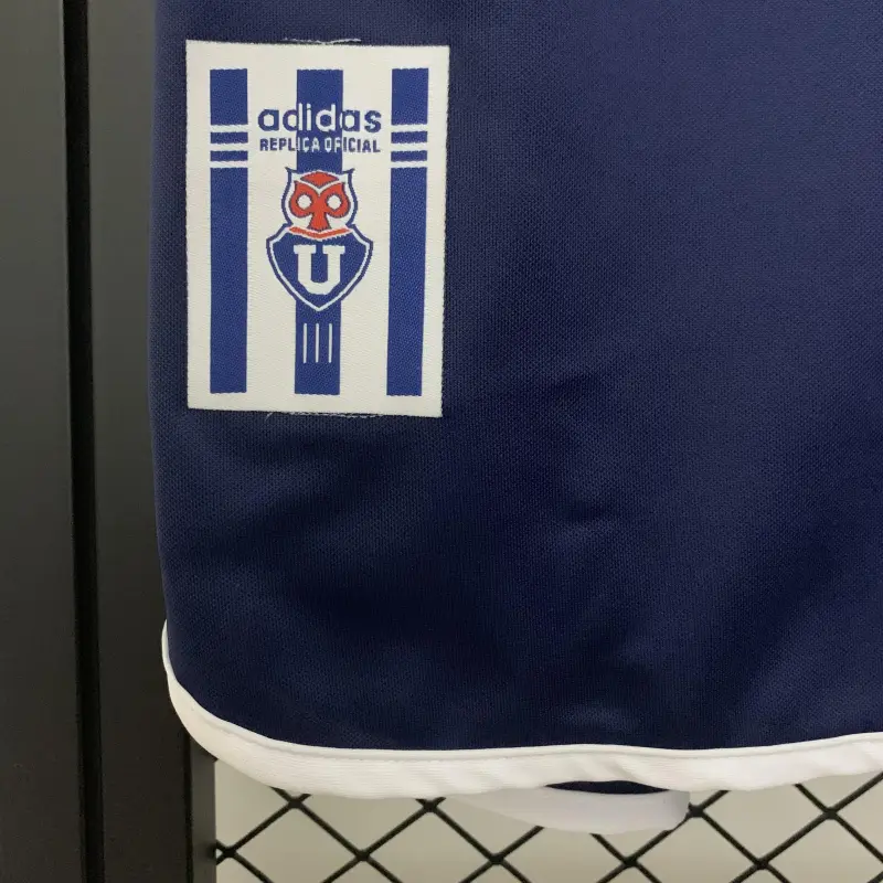 01/02 Club Universidad de Chile Retro Home camiseta de fútbol azul