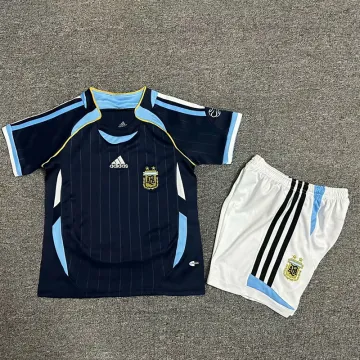 Maillot rétro enfant extérieur de l'Argentine pour la Coupe du Monde 2006