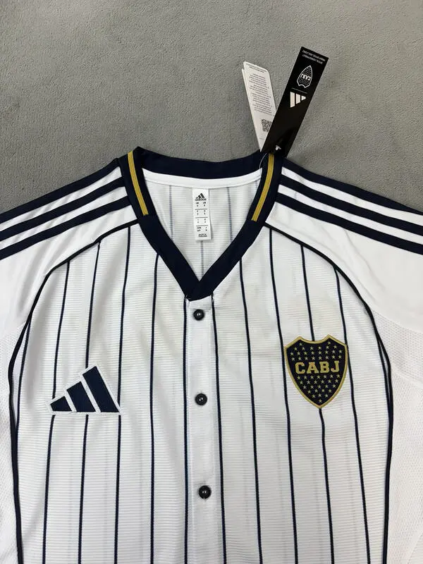 25/26 Boca White Baseball Jersey