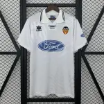 Camisola de futebol branca 99/00 Valencia Retro Home Camisola de futebol branca do Valencia Retro Home 99/00