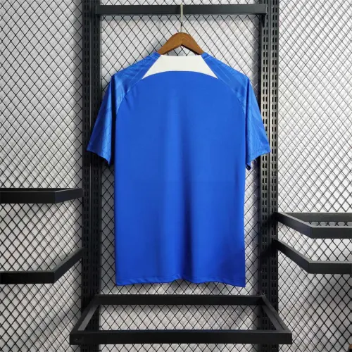 2022 Wereldkampioenschap Frankrijk Blauw Training Voetbal Jersey