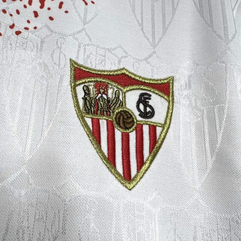 93/94 Sevilla Home Retro Voetbal Jersey