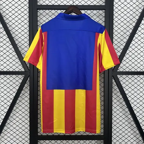 80/81 Valencia Retro Home yellow soccer jersey