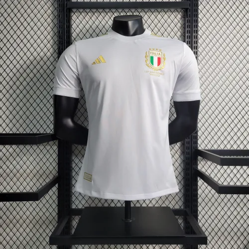 2023 Italie 125th Anniversary Edition White Player Version Jersey
