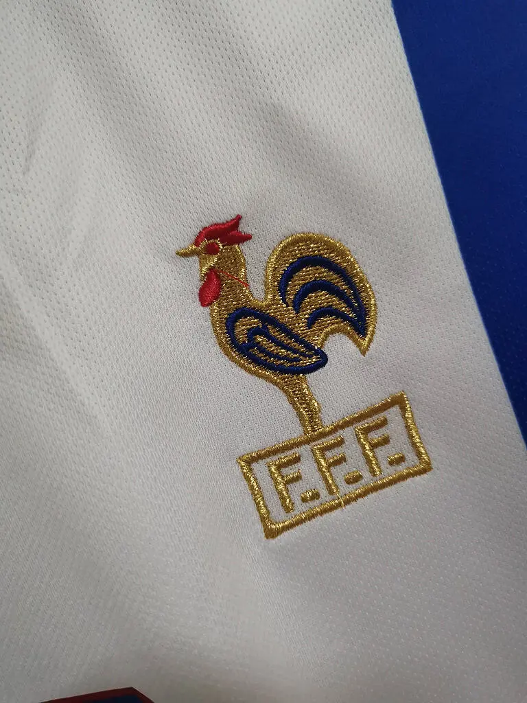 1996 France Away Retro Soccer Jersey