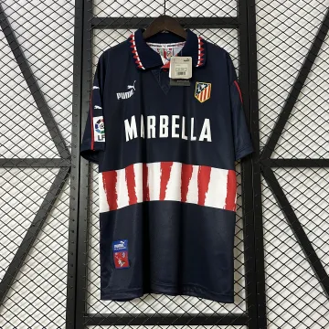 97/98 Atletico Madrid Away Retro Soccer Jersey