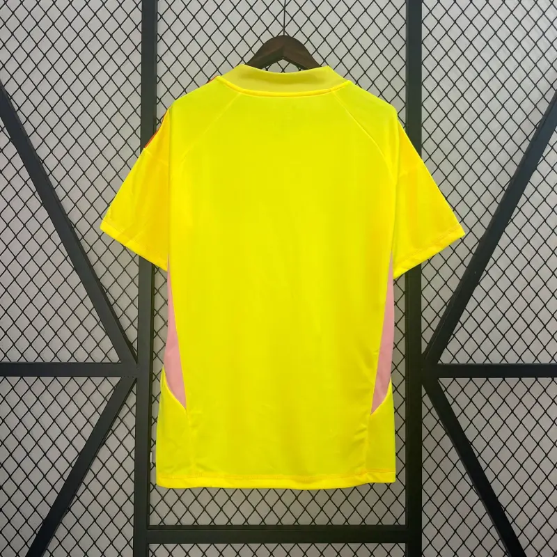 2024 Mexico Goalkeeper Yellow Soccer Jersey