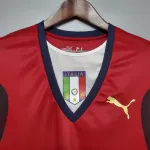 2006 World Cup Italy Goalkeeper Red Retro Soccer Jersey