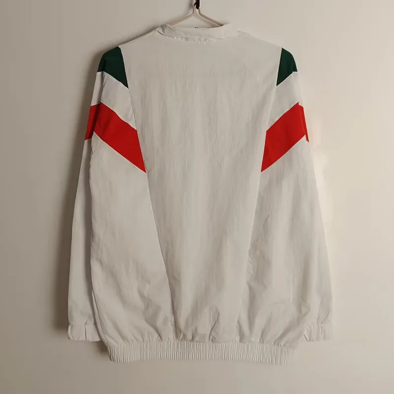 2025 Italy White Windbreaker