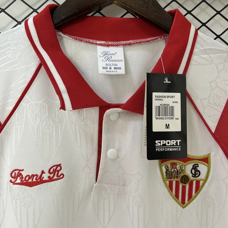 92/93 Sevilla Heim Retro Fußball Trikot