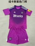 25/26 Newcastle United Goalkeeper Purple kids kit 25/26 Newcastle United Goalkeeper Purple kids kit