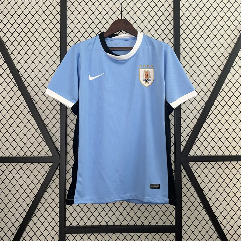 2024 Uruguay Home blue soccer jersey