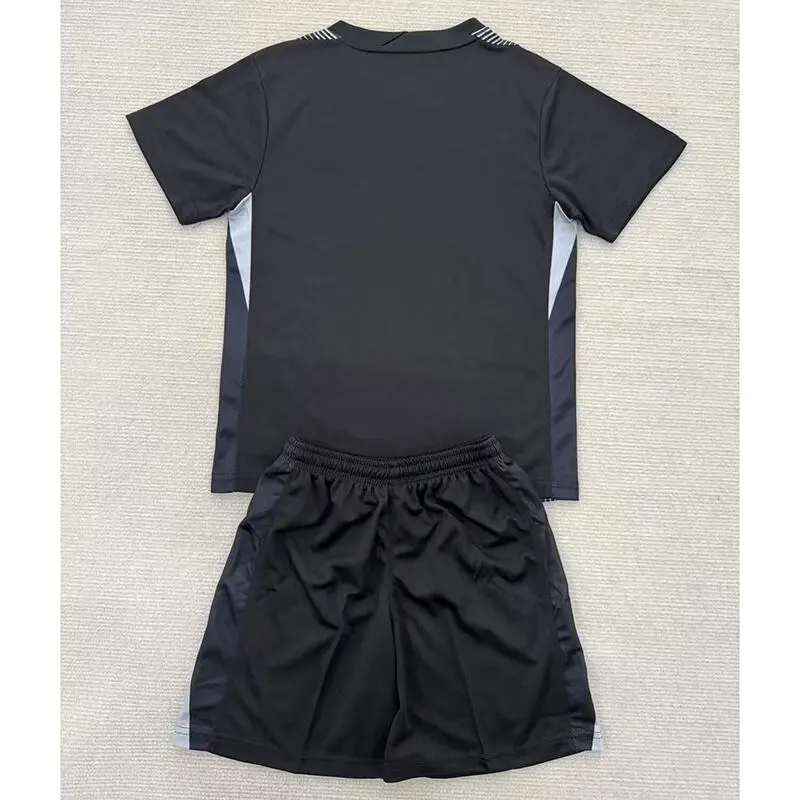 25/26 PSG Black Goalkeeper kids kit