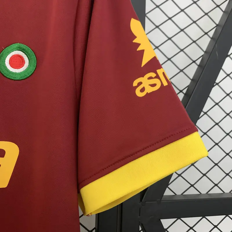 91/92 Roma Home Retro Soccer Jersey