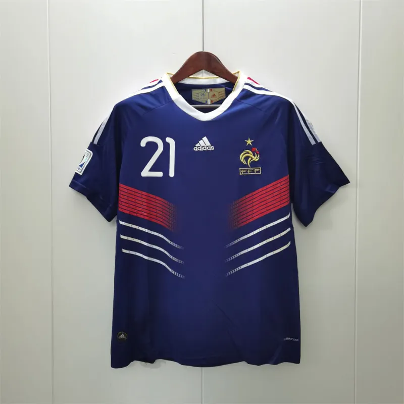 2010 World Cup France home Retro Soccer Jersey