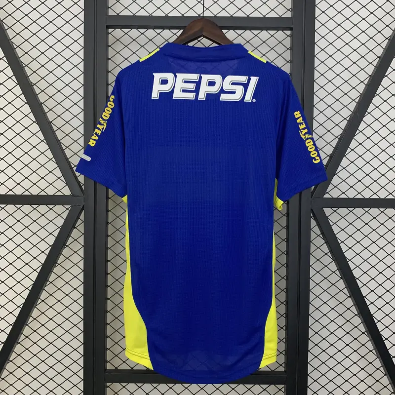 04/05 Boca Juniors Heim Retro Fußball Trikot