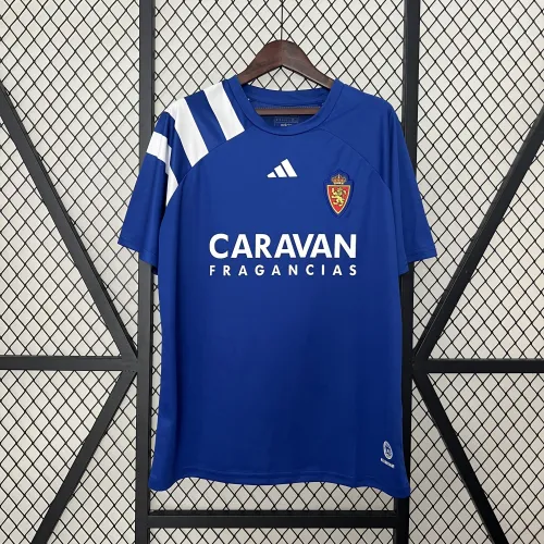 92/93 Real Zaragoza Retro camisola de futebol azul de casa