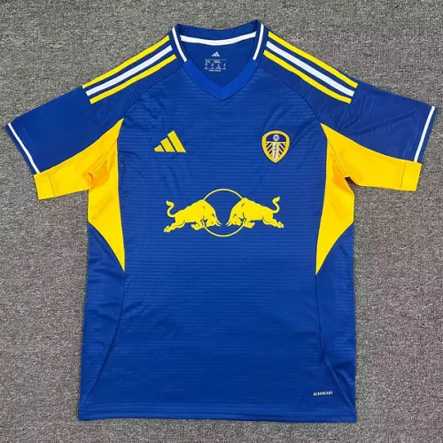 25-26 Leeds United away Soccer Jersey