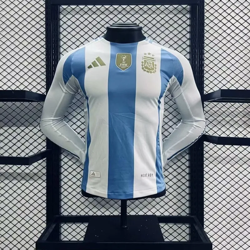 Maglia da gioco a maniche lunghe Argentina 2024 (versione per giocatori)