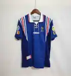 Camiseta de fútbol retro azul de Francia de 1996 1996 France home blue Retro Soccer Jersey