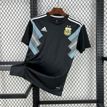 Camisa de futebol retro da Argentina para jogos fora de casa no Mundial de 2018