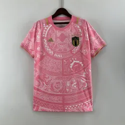 2023 Italy Special Edition Pink Soccer Jersey - product photo 2023 Italy Special Edition Pink Men's Soccer Jersey front view, prominent team crest.
