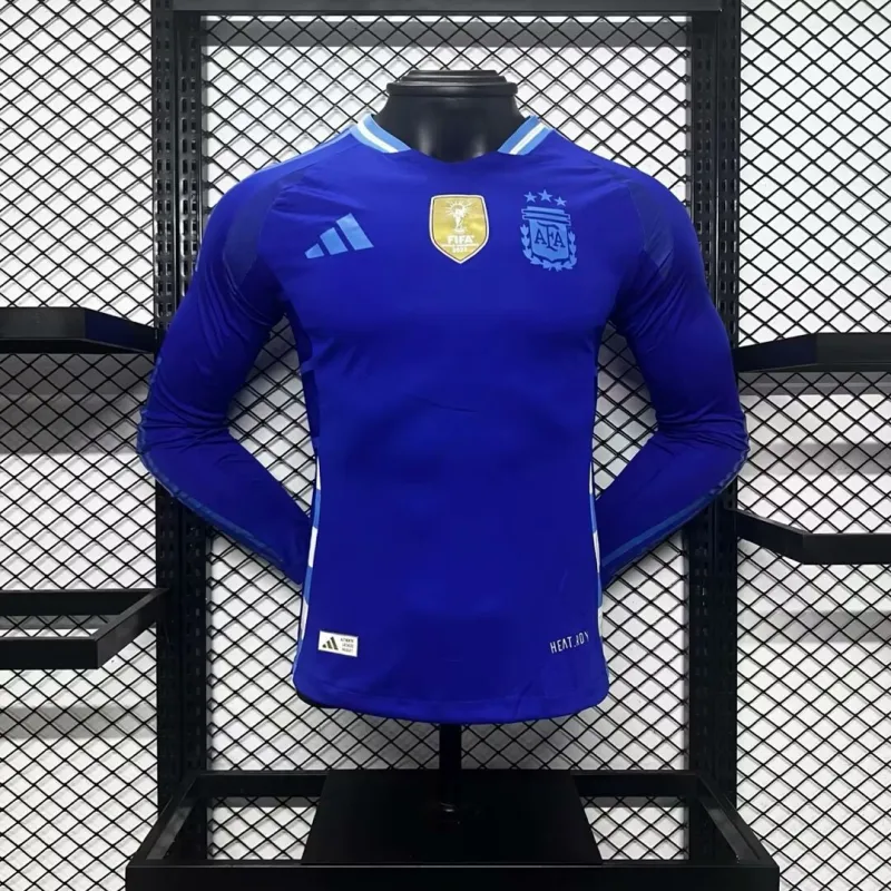 2024 Argentina Away Long Sleeve Player Version Jersey