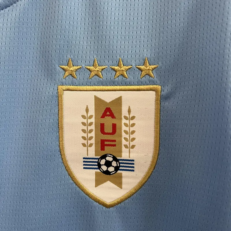2024 Uruguay Home blue soccer jersey