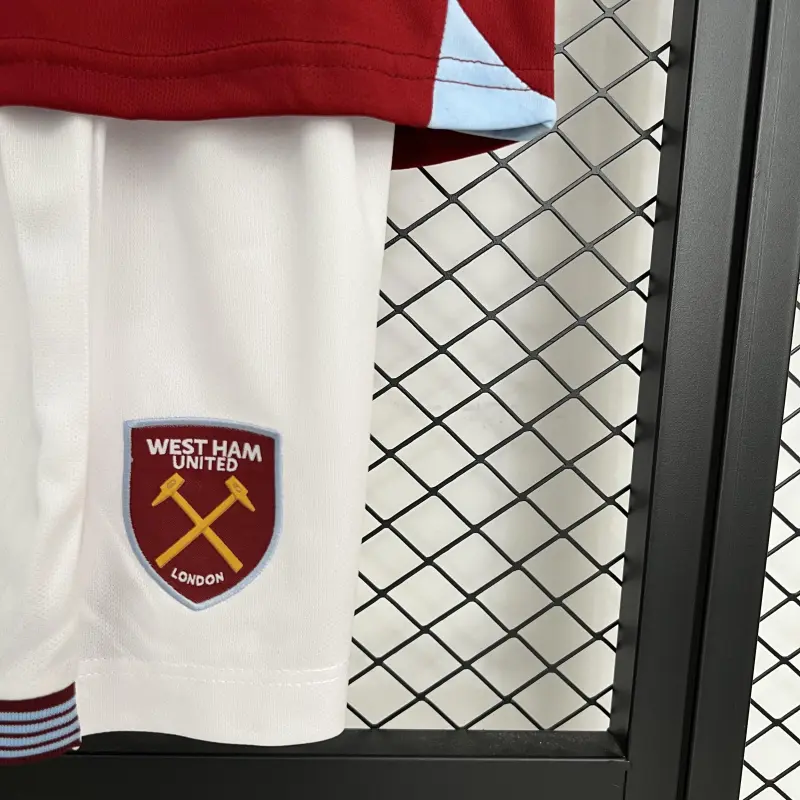25/26 West Ham United Home Kids Kit