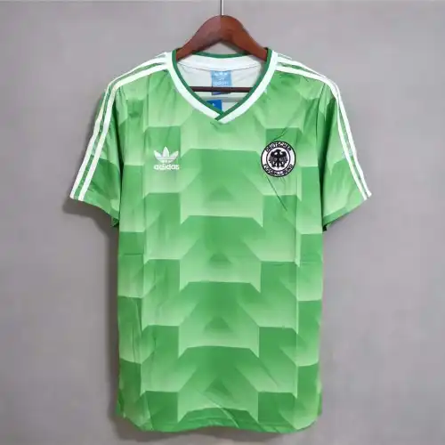 1988 Duitsland uit groen Retro voetbalshirt