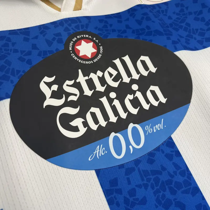 25/26 Deportivo de La Coruna home Soccer Jersey
