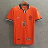 1998 World Cup Netherlands home Retro orange soccer jersey