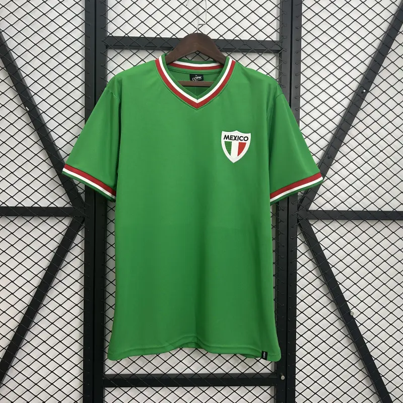 1970 Mexico home Retro Soccer Jersey