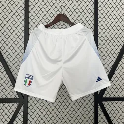 2024 Italy Home Shorts - product photo 2024 Italy Home Men's Shorts, front view showcasing the national team crest.