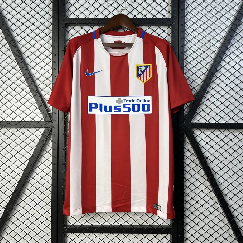 16/17 Atletico Madrid home Retro Soccer Jersey