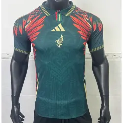 2025 Mexico Green Special Player Version Men's Jersey front view displaying team crest and design.